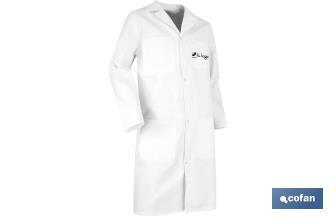 White Lab Coat | Palette Model | 100% Cotton Material | Unisex - Cofan